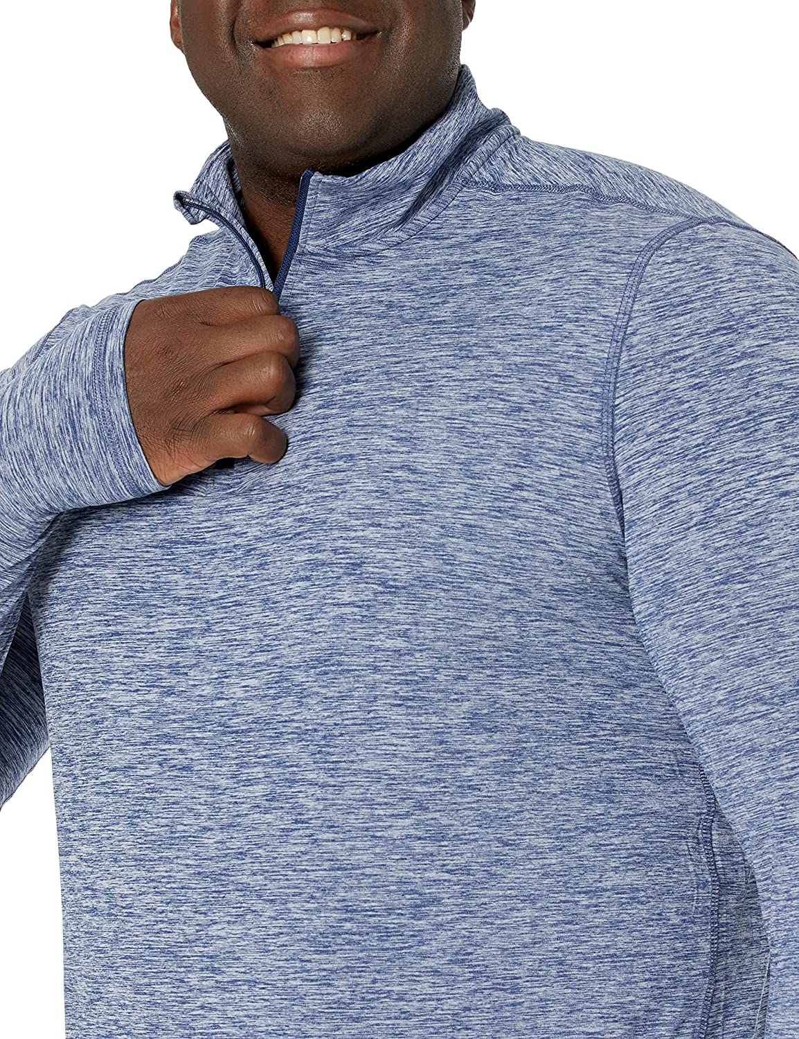 Essentials Men's Tech Stretch Quarter-Zip Shirt - Image 9